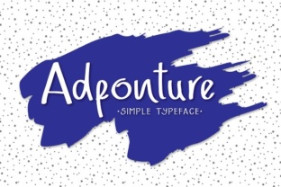 Adfonture Font: Professional Handwritten Style for Business