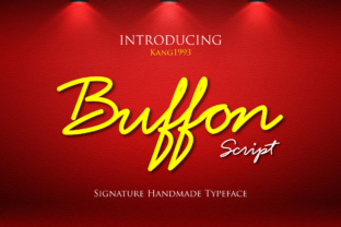 Buffon Font: Handcrafted Script for Campaign Visuals