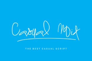 Casual Mix Font: Handmade Charm for Web Design