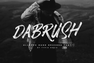 Dabrush Font: Rustic Editorial Typography