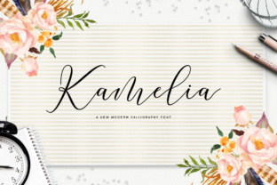 Enhance Your Campaign with Kamelia: A Modern Calligraphy Font