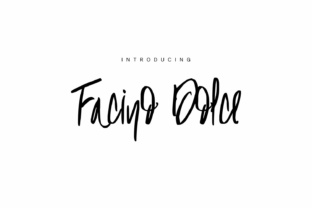 Facino Dolce Font: Elevating Small Business Branding
