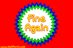 Fine Again Font: Comic Style Type for Web Design