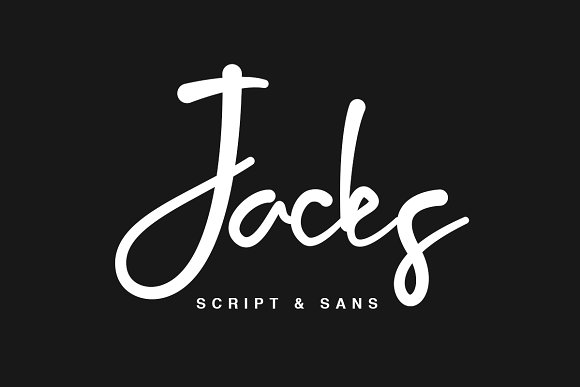 Jacks Font Duo: Script and Sans for Web Design