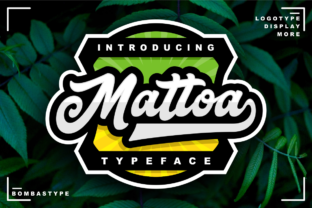 Mattoa Font: Bold Script Typography for Web Design