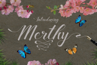 Merthy Font: A Handwritten Script for Makers