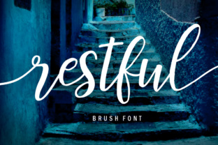 Restful: A Dynamic Script Font for Creative Branding