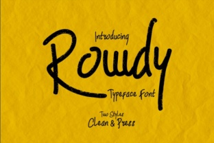 Rowdy Font: Adding Handwritten Warmth to Editorial Design