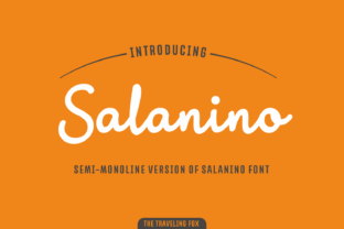 Salanino Mono Font: Bold Handwritten Style for Digital Ads
