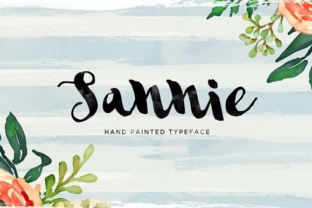 Sannie Font: A Handwritten Typeface for Editorial Design