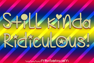 Still Kinda Ridiculous Font for Creative Craft Projects