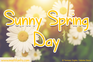 Sunny Spring Day Font: A Web Designer’s Layout Test