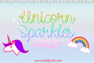 Unicorn Sparkles Font: Magical Branding for Small Business