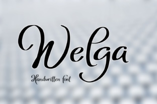 Welga Font: A Handwritten Script for Makers